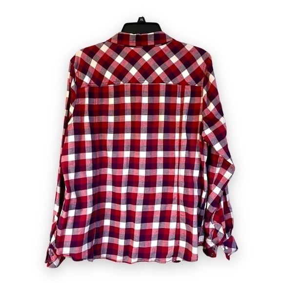 SONOMA, LONG SLEEVE, SNAP BUTTON SHIRT. 100% COTTON. SIZE XL. - Picture 2 of 4